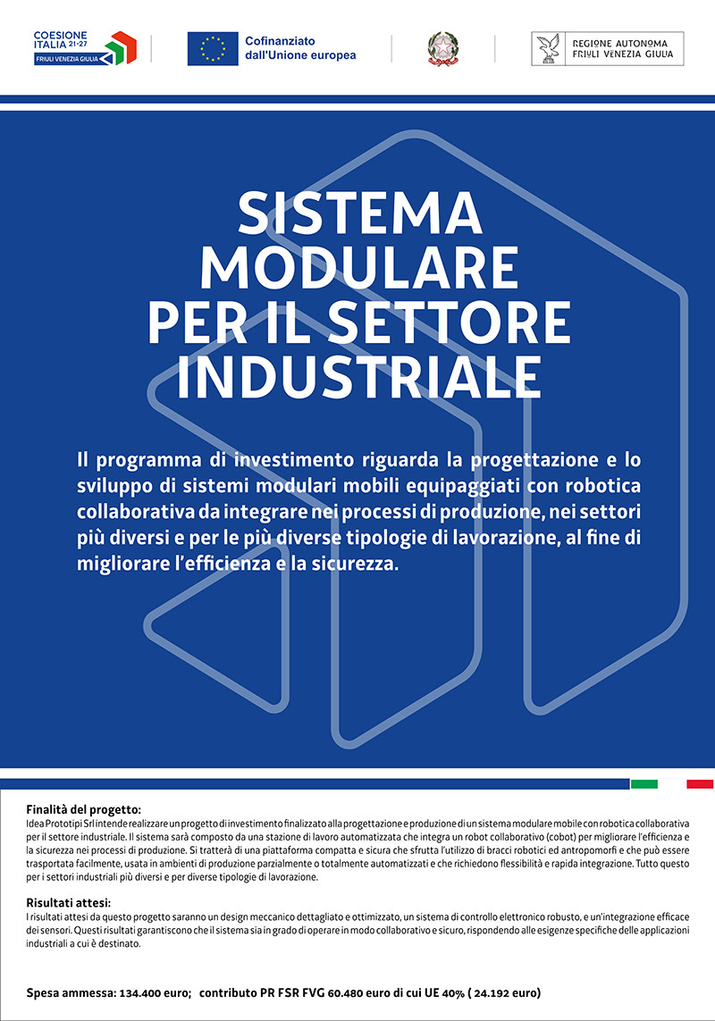 Sistema Modulare per il Settore Industriale — poster progetto